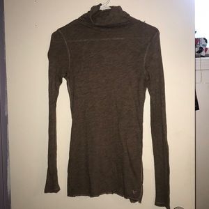 Brown turtleneck